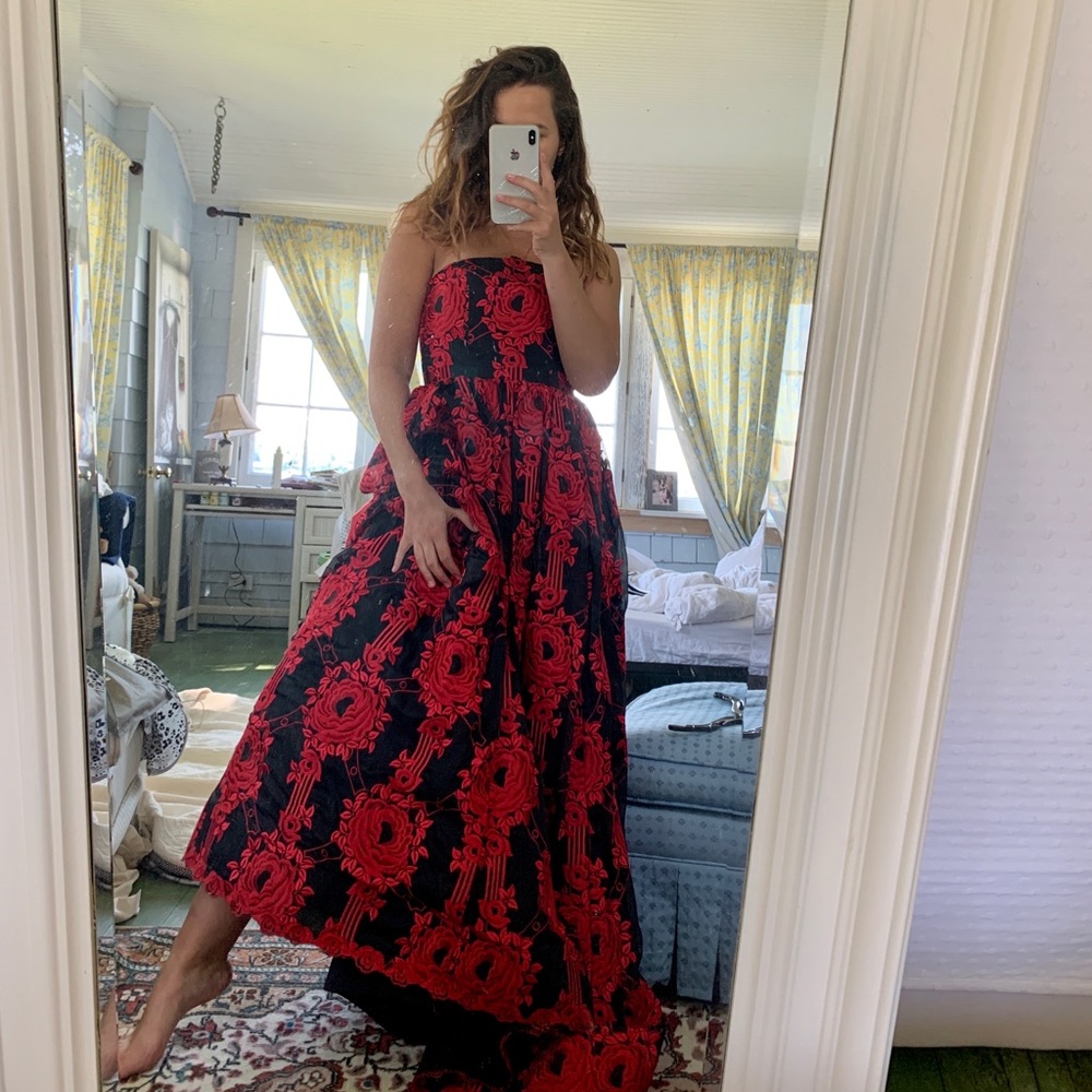 NWT ALICE + OLIVIA Kassandra Gown